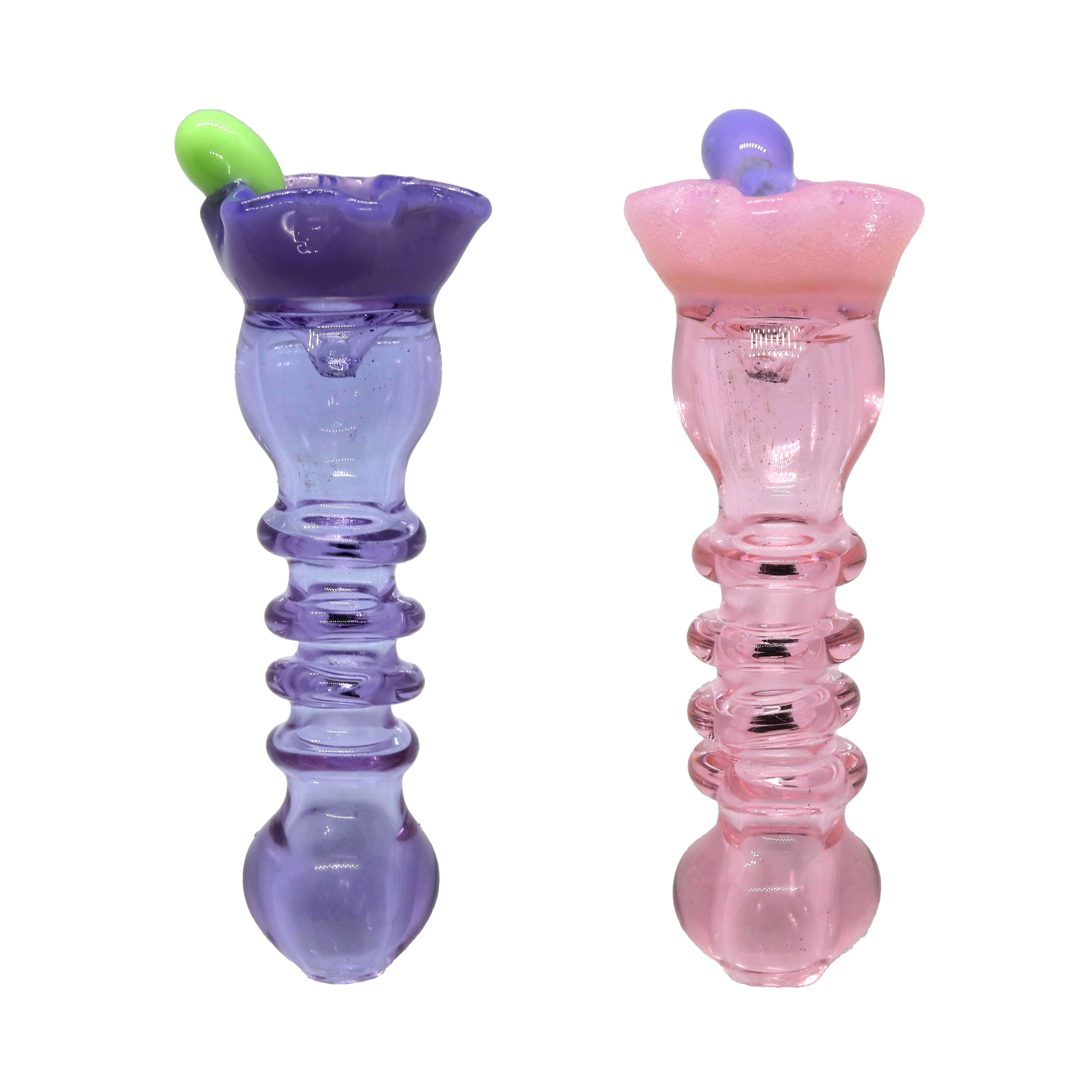 Slyme Color Flower Chillum (SB-1213) | 3 inch | Assorted Colors product image